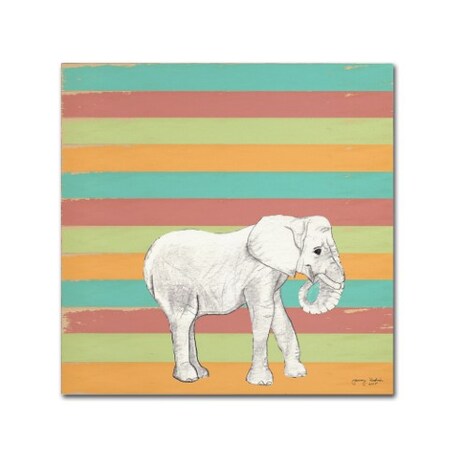 Trademark Fine Art Tammy Kushnir 'Elephant 2' Canvas Art, 18x18 ALI11195-C1818GG